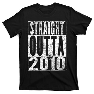 Straight Outta 2010 13th Birthday Gift 13 Years Old Kids T-Shirt