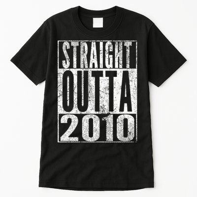 Straight Outta 2010 13th Birthday Gift 13 Years Old Kids Tall T-Shirt