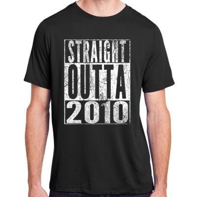 Straight Outta 2010 13th Birthday Gift 13 Years Old Kids Adult ChromaSoft Performance T-Shirt