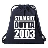 Straight Outta 2003 20th Birthday Drawstring Bag