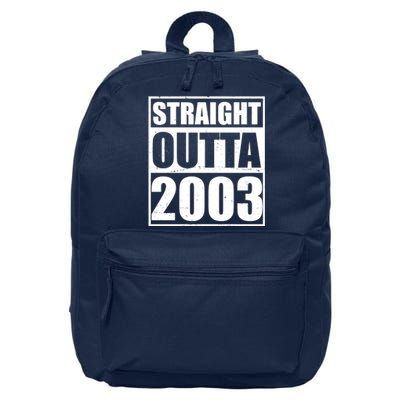 Straight Outta 2003 20th Birthday 16 in Basic Backpack