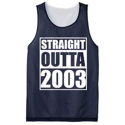 Straight Outta 2003 20th Birthday Mesh Reversible Basketball Jersey Tank