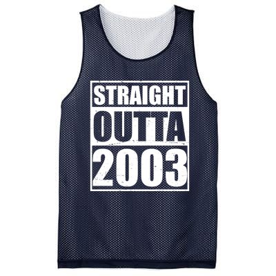 Straight Outta 2003 20th Birthday Mesh Reversible Basketball Jersey Tank