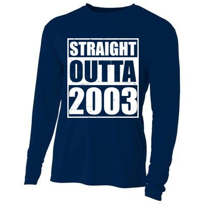 Straight Outta 2003 20th Birthday Cooling Performance Long Sleeve Crew