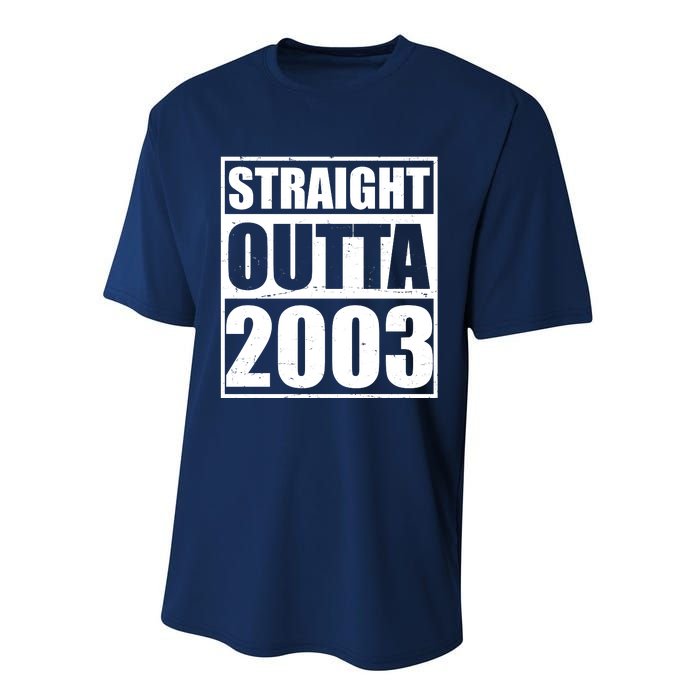 Straight Outta 2003 20th Birthday Performance Sprint T-Shirt