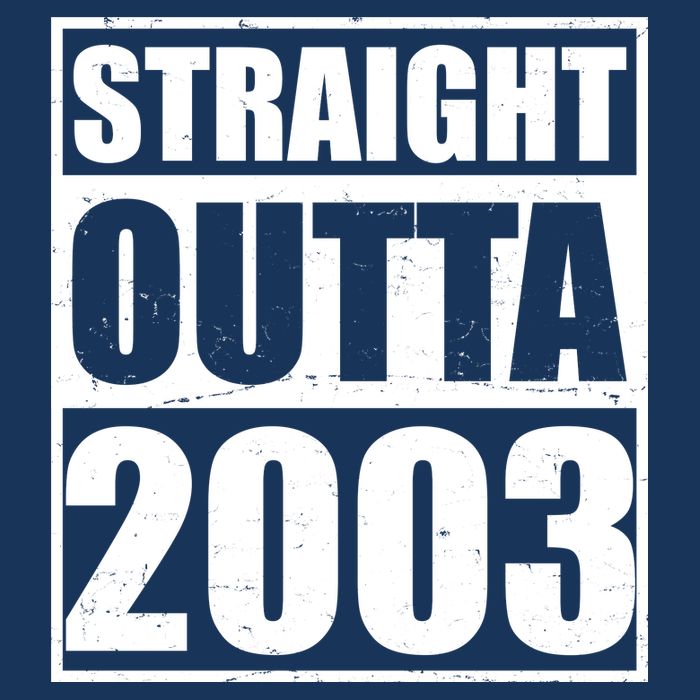 Straight Outta 2003 20th Birthday Baby Bodysuit