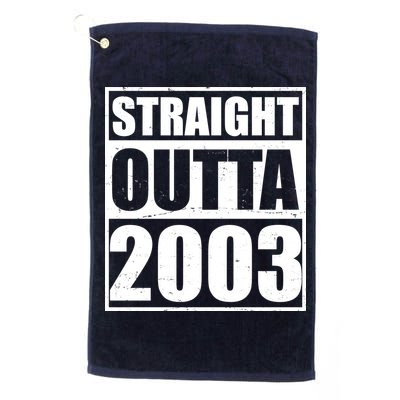Straight Outta 2003 20th Birthday Golf Towel