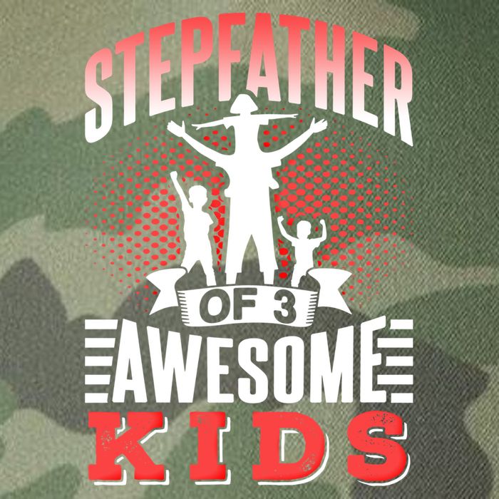 Stepfather Of 3 Awesome Step Dad Fathers Day Stepdad Gift Legacy Tie Dye Trucker Hat