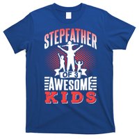 Stepfather Of 3 Awesome Step Dad Fathers Day Stepdad Gift T-Shirt