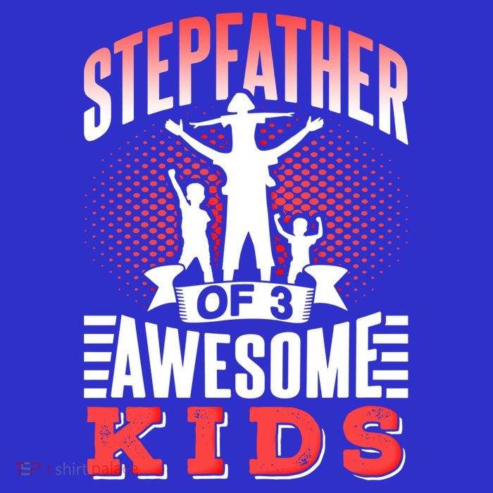 Stepfather Of 3 Awesome Step Dad Fathers Day Stepdad Gift Baby Bodysuit