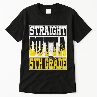 Straight Outta 5th Grade Graduation Teachers Tall T-Shirt
