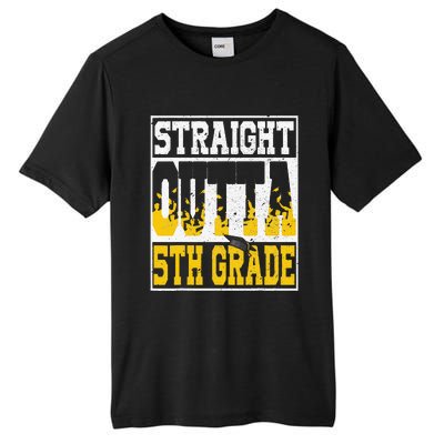 Straight Outta 5th Grade Graduation Teachers Tall Fusion ChromaSoft Performance T-Shirt