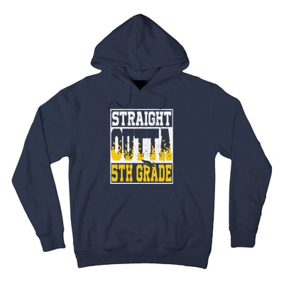 Straight Outta 5th Grade Graduation Teachers Hoodie