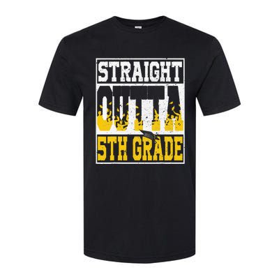 Straight Outta 5th Grade Graduation Teachers Softstyle CVC T-Shirt