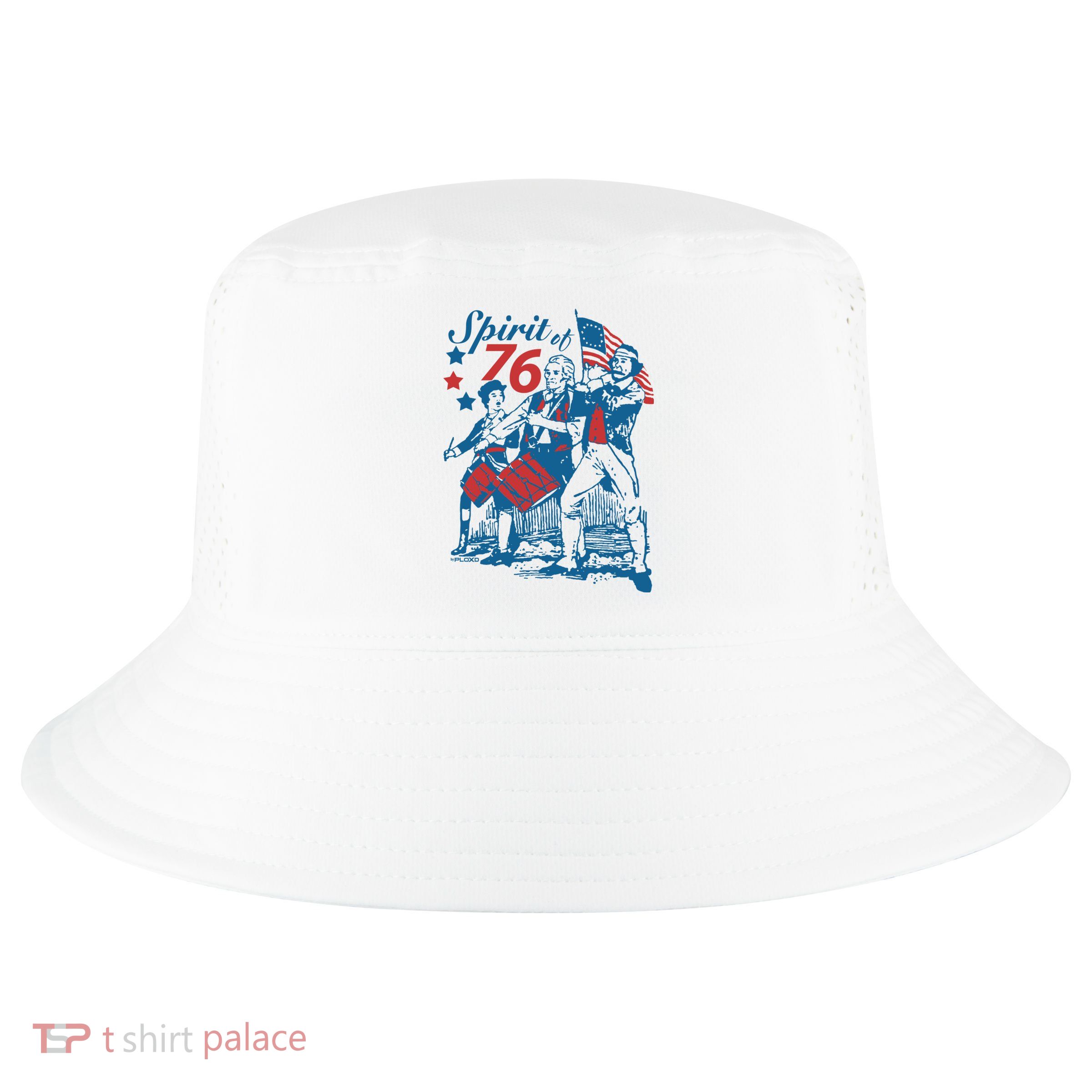 Spirit Of 76 Patriotic Vintage 4th Of July Cool Comfort Performance Bucket Hat