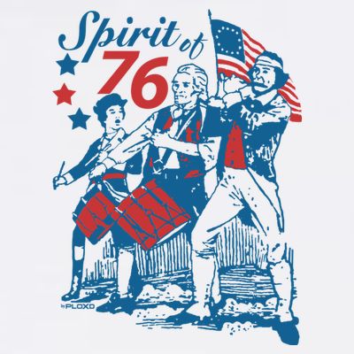 Spirit Of 76 Patriotic Vintage 4th Of July T-Shirt