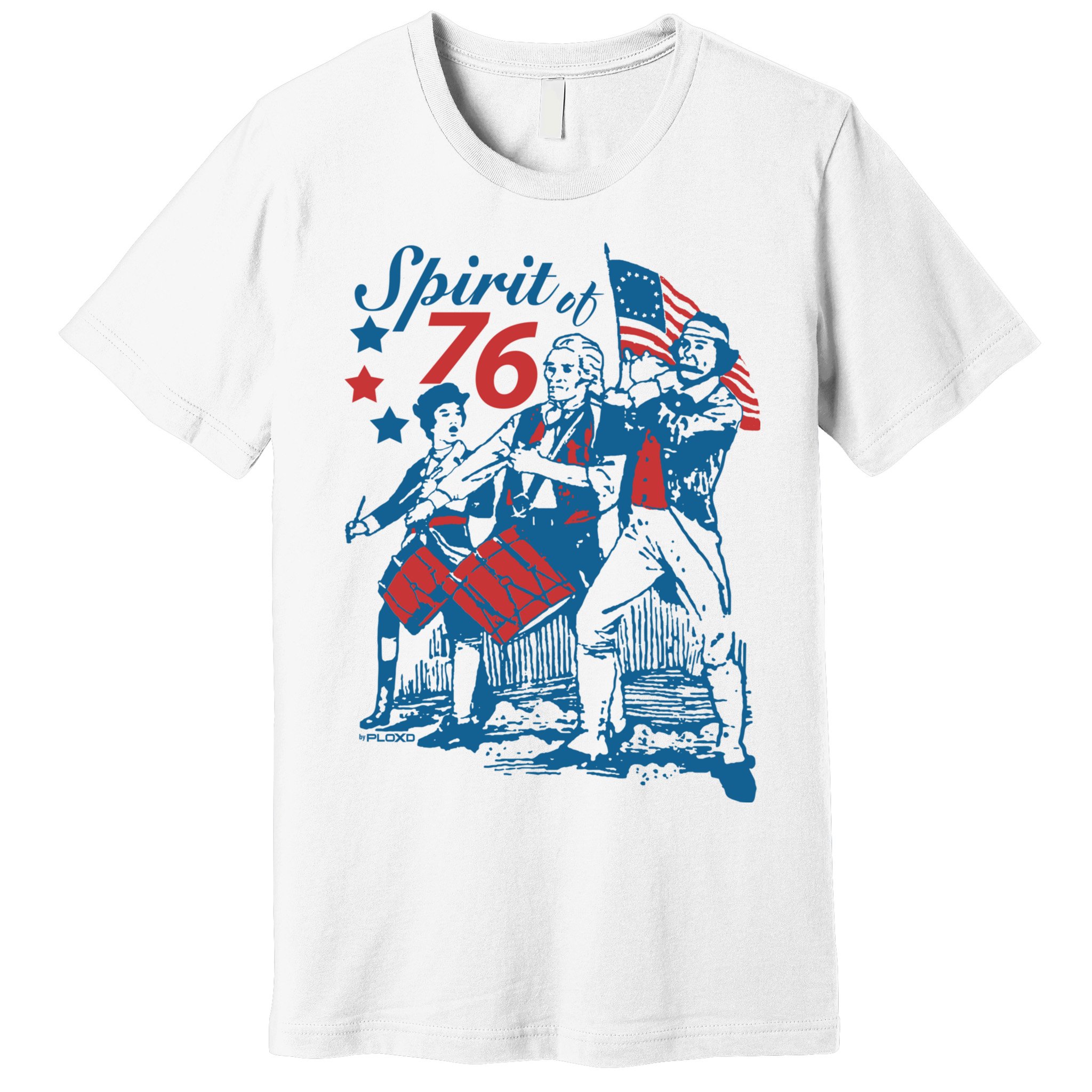 Spirit Of 76 Patriotic Vintage 4th Of July Premium T-Shirt