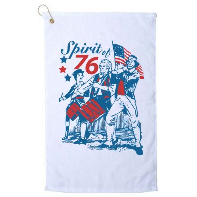 Spirit Of 76 Patriotic Vintage 4th Of July Golf Towel