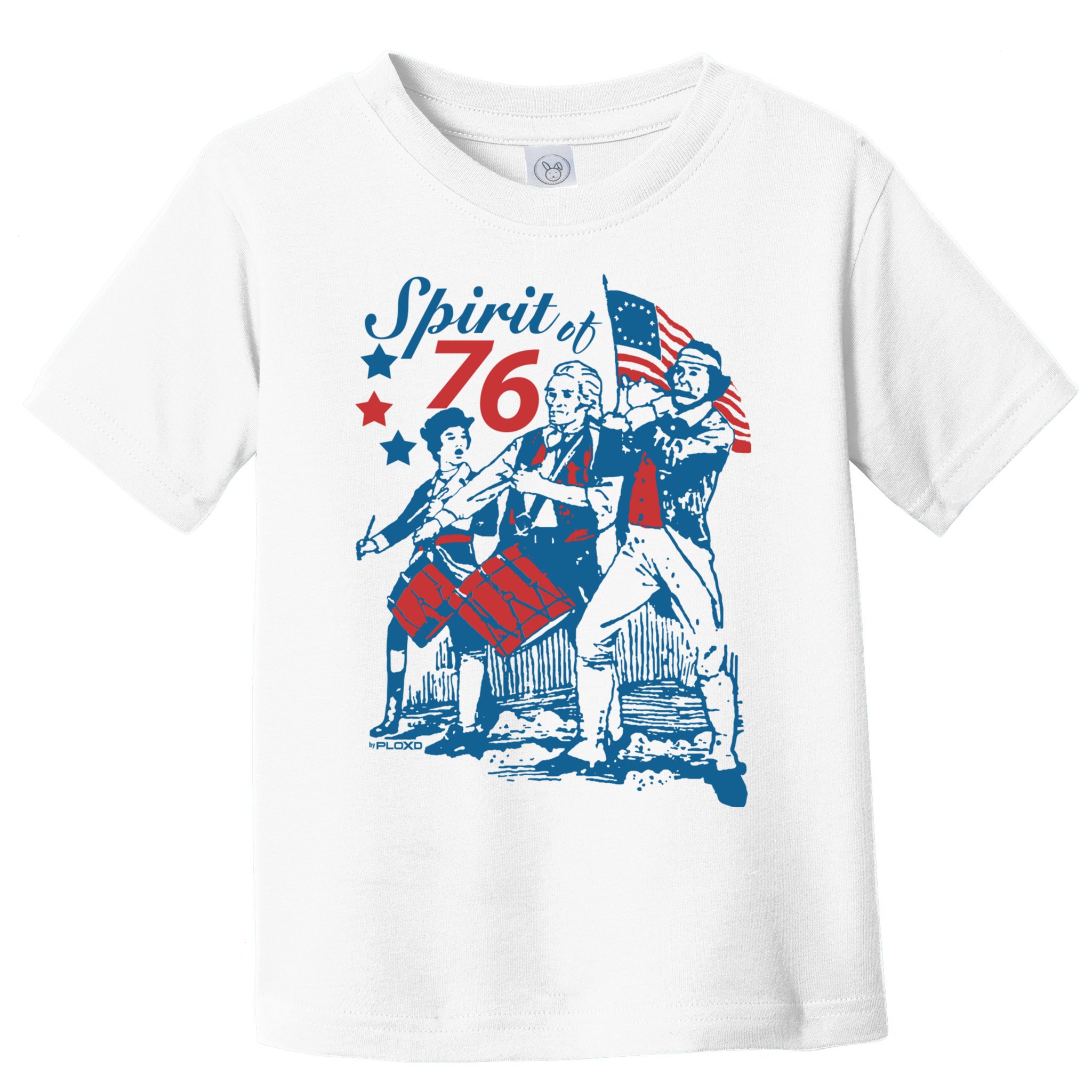Spirit Of 76 Patriotic Vintage 4th Of July Toddler T-Shirt