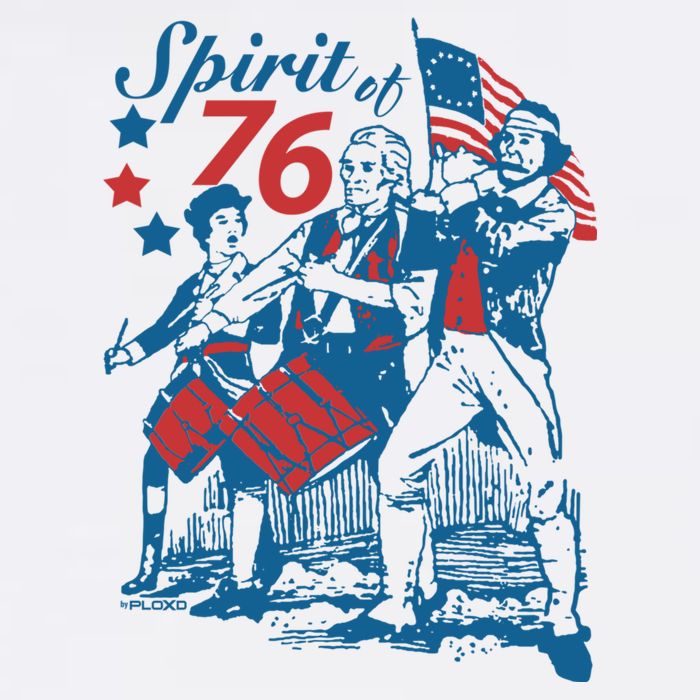 Spirit Of 76 Patriotic Vintage 4th Of July Toddler T-Shirt