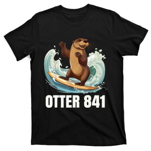 Surfing Otter 841 California Sea Otter 841 T-Shirt