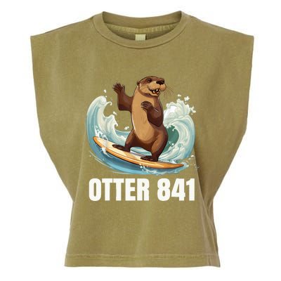 Surfing Otter 841 California Sea Otter 841 Garment-Dyed Women's Muscle Tee