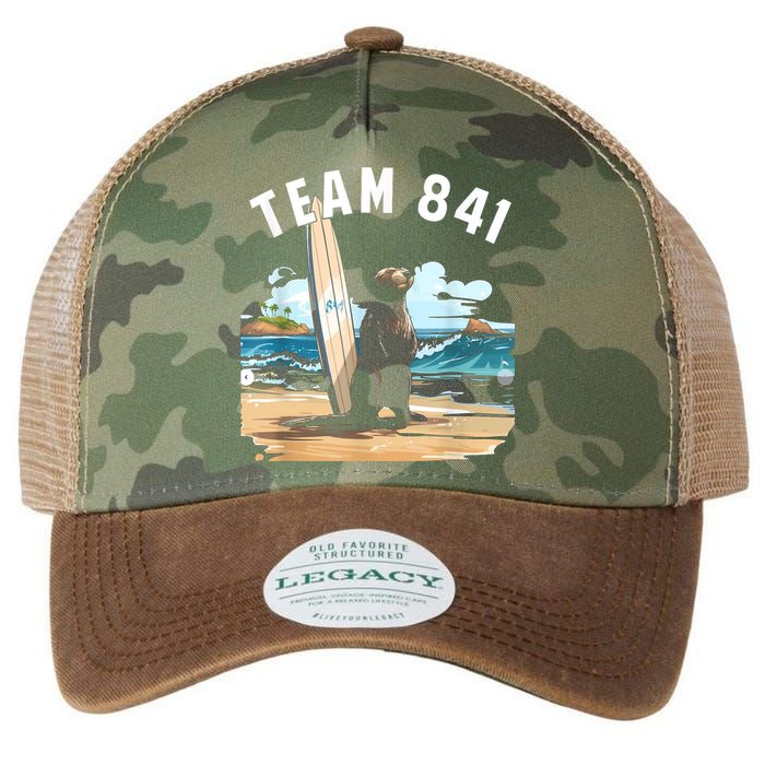 Surfing Otter 841 Otter My Way California Sea Otter Legacy Tie Dye Trucker Hat