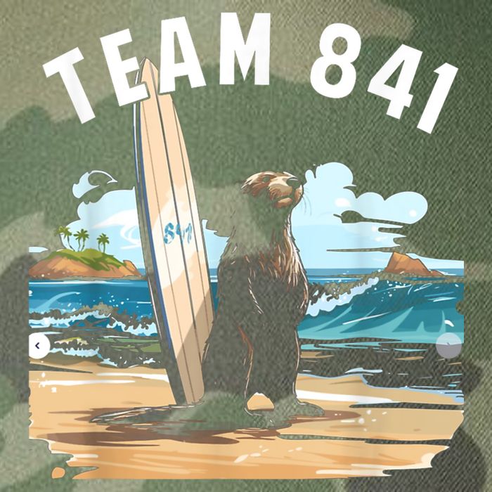 Surfing Otter 841 Otter My Way California Sea Otter Legacy Tie Dye Trucker Hat
