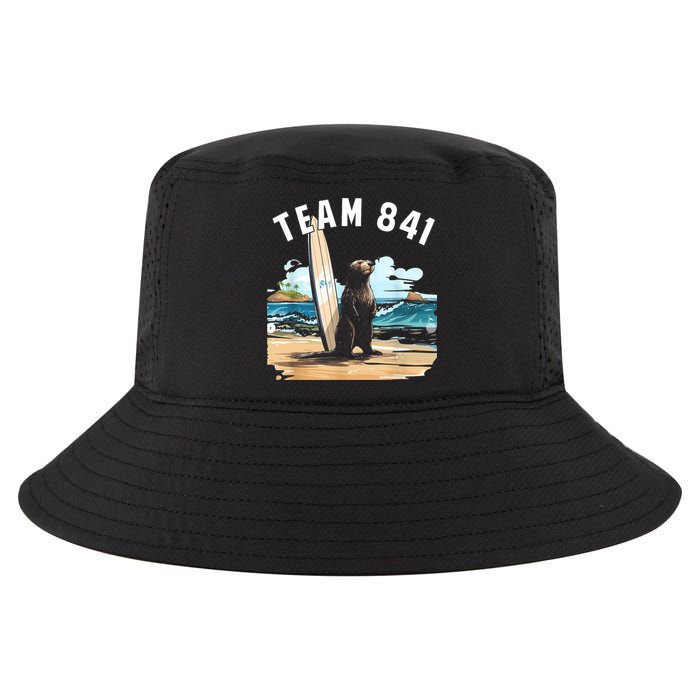 Surfing Otter 841 Otter My Way California Sea Otter Cool Comfort Performance Bucket Hat