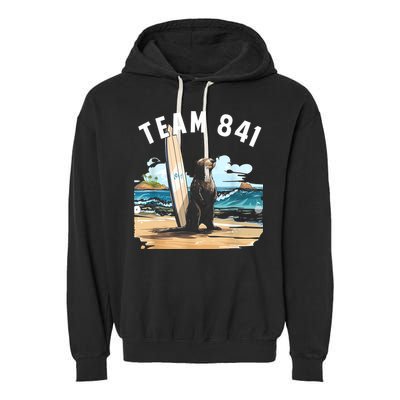 Surfing Otter 841 Otter My Way California Sea Otter Garment-Dyed Fleece Hoodie