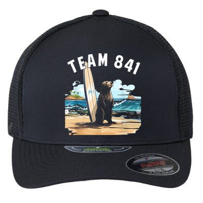 Surfing Otter 841 Otter My Way California Sea Otter Flexfit Unipanel Trucker Cap