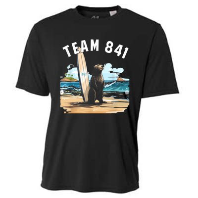 Surfing Otter 841 Otter My Way California Sea Otter Cooling Performance Crew T-Shirt