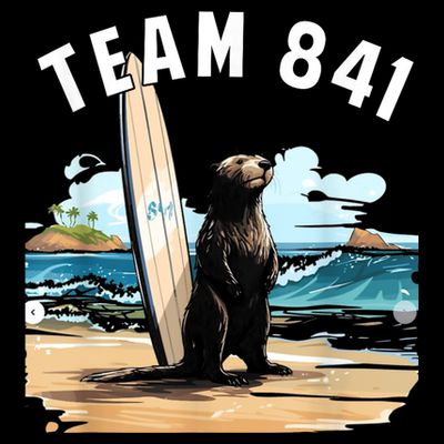 Surfing Otter 841 Otter My Way California Sea Otter T-Shirt