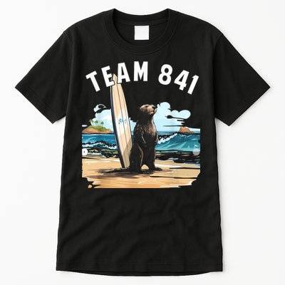 Surfing Otter 841 Otter My Way California Sea Otter Tall T-Shirt