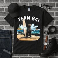 Surfing Otter 841 Otter My Way California Sea Otter Tall T-Shirt
