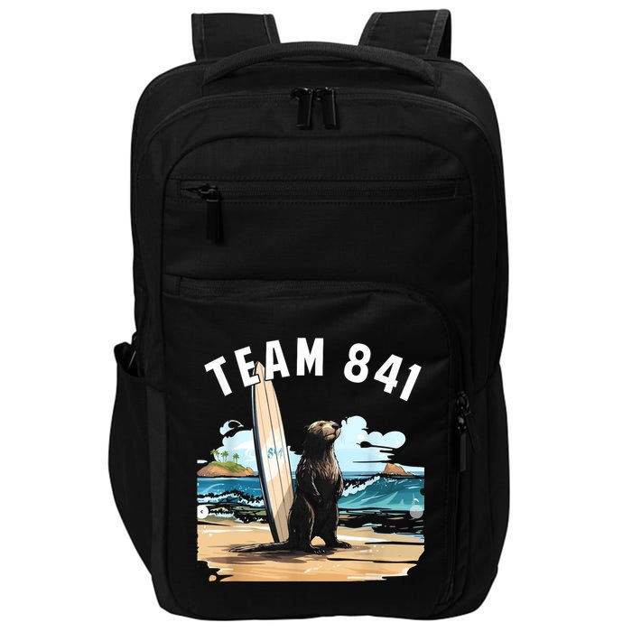 Surfing Otter 841 Otter My Way California Sea Otter Impact Tech Backpack