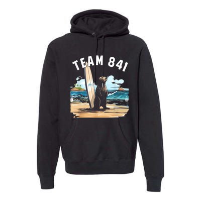 Surfing Otter 841 Otter My Way California Sea Otter Premium Hoodie