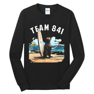 Surfing Otter 841 Otter My Way California Sea Otter Tall Long Sleeve T-Shirt