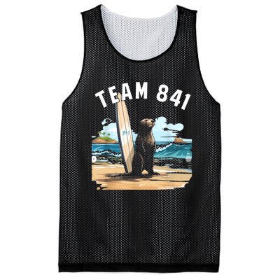 Surfing Otter 841 Otter My Way California Sea Otter Mesh Reversible Basketball Jersey Tank