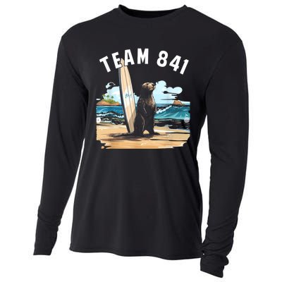 Surfing Otter 841 Otter My Way California Sea Otter Cooling Performance Long Sleeve Crew