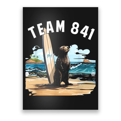 Surfing Otter 841 Otter My Way California Sea Otter Poster