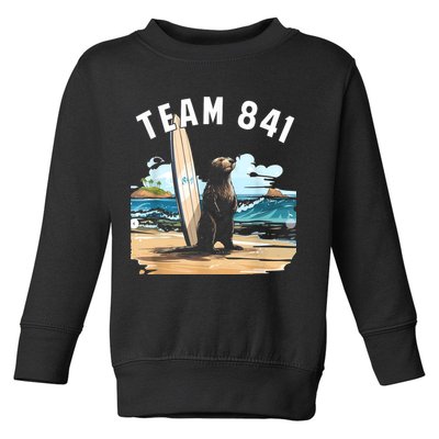 Surfing Otter 841 Otter My Way California Sea Otter Toddler Sweatshirt