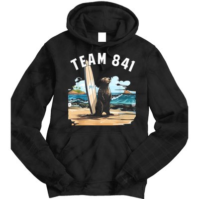 Surfing Otter 841 Otter My Way California Sea Otter Tie Dye Hoodie