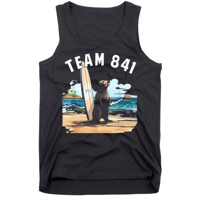 Surfing Otter 841 Otter My Way California Sea Otter Tank Top