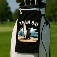 Surfing Otter 841 Otter My Way California Sea Otter Golf Towel