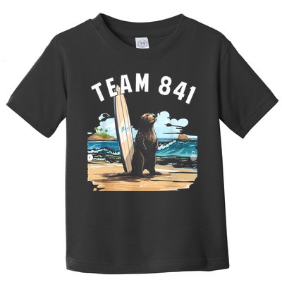 Surfing Otter 841 Otter My Way California Sea Otter Toddler T-Shirt