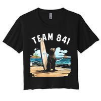 Surfing Otter 841 Otter My Way California Sea Otter Women's Crop Top Tee