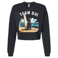 Surfing Otter 841 Otter My Way California Sea Otter Cropped Pullover Crew
