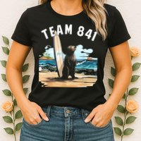Surfing Otter 841 Otter My Way California Sea Otter Womens T-Shirt