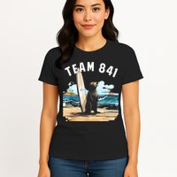 Surfing Otter 841 Otter My Way California Sea Otter Womens T-Shirt